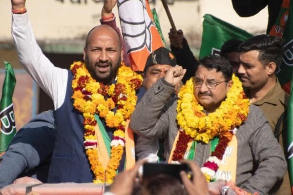 वार्ड 60 से अभिषेक पन्त की रैली में उमड़ा जन सैलाब विधायक उमेश शर्मा काऊ भी रहे मौजूद……………….