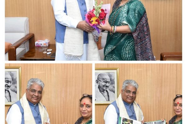 विधानसभा अध्यक्ष ऋतु खण्डूडी भूषण ने केंद्रीय वन मंत्री भूपेन्द्र यादव से की भेंट, कोटद्वार क्षेत्र की तीन प्रमुख परियोजनाओं को लेकर रखी मांग……………..
