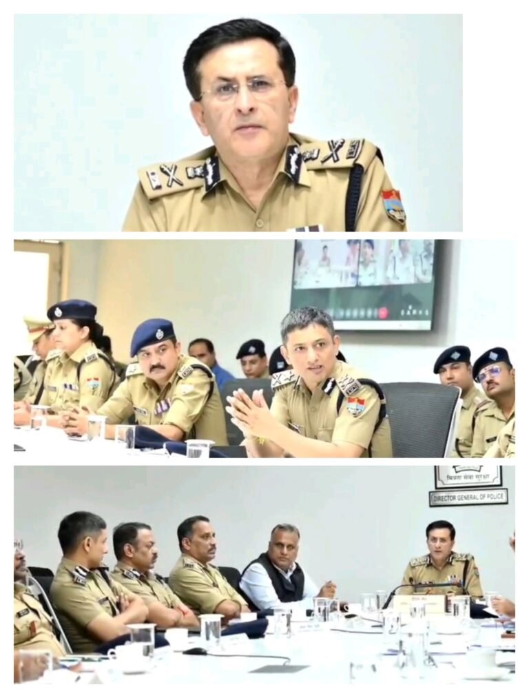 पुलिस महानिदेशक, दीपम सेठ, ने आज पुलिस मुख्यालय में उत्तरकाशी के धराली एवं हर्षिल क्षेत्र में आई प्राकृतिक आपदा के राहत एवं बचाव कार्यों की प्रथम चरण की समीक्षा की…………….