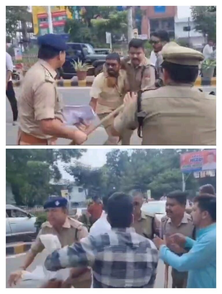 एमबीपीजी कॉलेज में छात्रसंघ चुनाव नामांकन के दौरान मचा बवाल…………